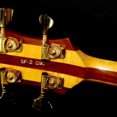J. K. LADO SUPER FALCON II 1981 Natural. SOLID WOOD BASS. Incredible Sound. HANDBUILT. Beautiful. image 9