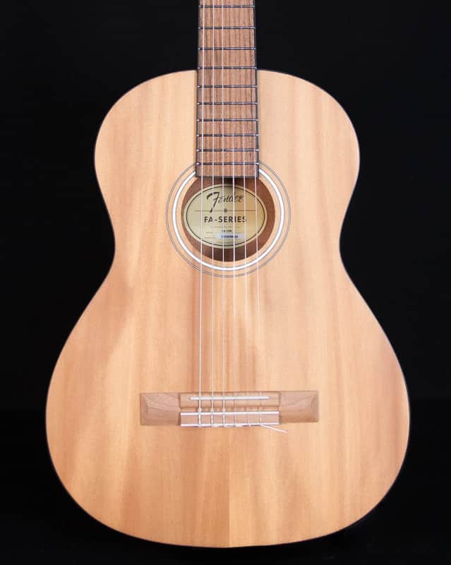 Fender FA-15N 3/4 Scale Nylon String with Gig Bag, Natural image 1