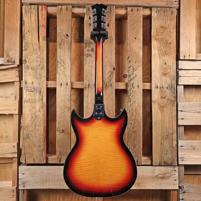 Imperial Hollowbody Electric Guitar w/'Bigsby JAPAN 1960's Burst image 4