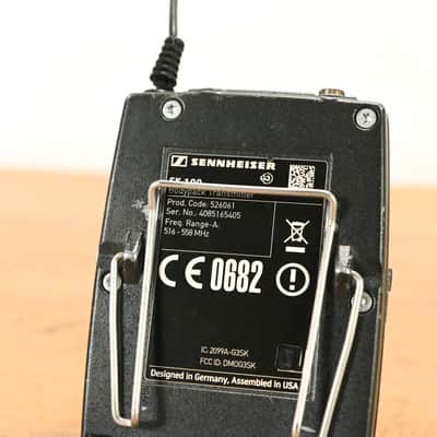 Sennheiser ew 100 G3 Bodypack Wireless System - A Range NO POWER SUPPLY CG01YPJ image 16