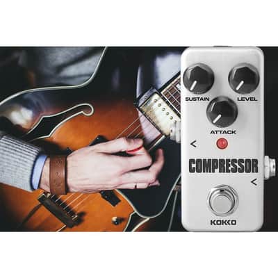 OKKO Compressor Guitar Pedal, Mini Effect Processor Fully Analog Circuit Universal for Guitar and Bass, Exclude Power Adapter - KOKKO (FCP2) image 3