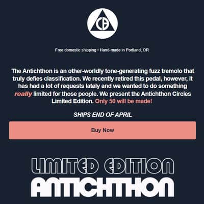 Catalinbread Antichthon Circles 2024 Ltd Ed (1 of 50) image 4