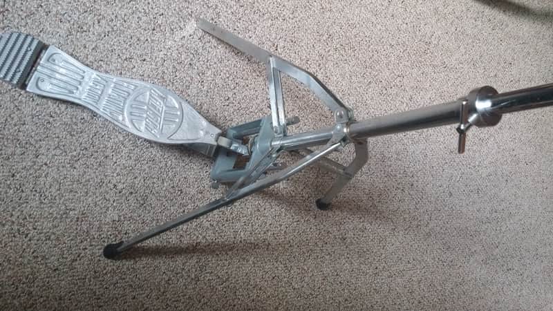 VINTAGE Gretsch CAMCO Double SPUR Floating Action Hi Hat Stand OAKLAWN IL MEGA RARE W Clutch NO TARIFFS !!!60s 70s BEAUTIFUL !! image 1