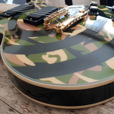 Epiphone Zakk Wylde Les Paul Custom 2008 Bullseye Camo image 11