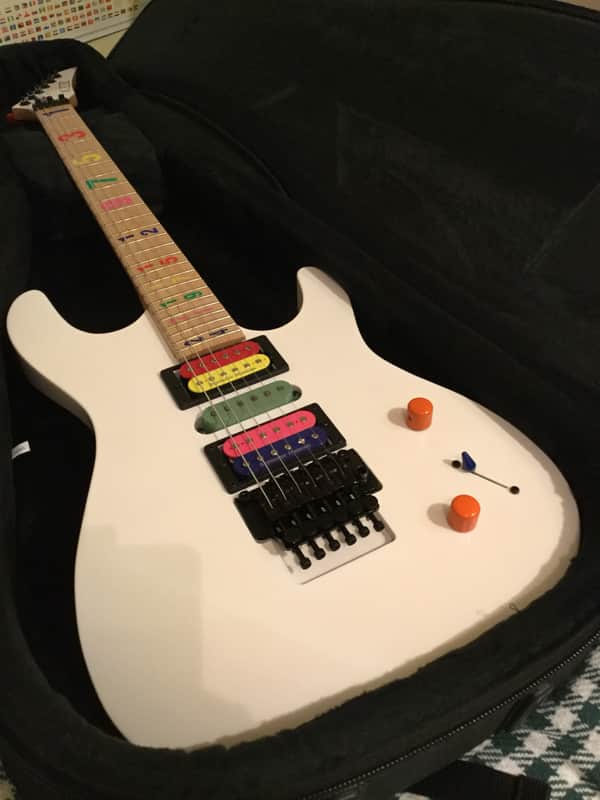 Kiesel Jason Becker JB24 Numbers guitar thicker neck profile 2018 with tone knob image 1
