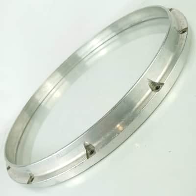 Pearl 14"Die-Cast 12-Lug Championship FFX Snare Drum Batter Rim/Hoop Aluminum'01 image 6