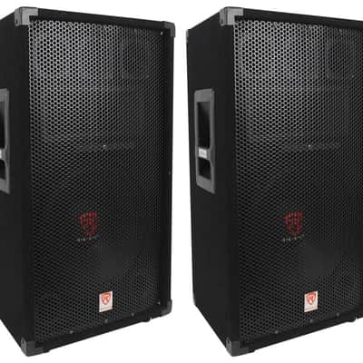 (2) Rockville RSG12 12” 3-Way 1000 Watt 8-Ohm Passive DJ/Pro Audio PA Speaker image 1