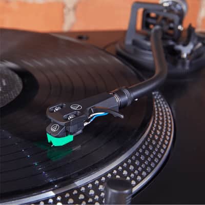 Audio-Technica AT-LP120XUSB-BK Direct-Drive Manual Turntable Package with Edifier MR5 Bluetooth Speakers image 8