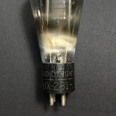RADIOTRON UX-281 Globe Shape POWER RECTIFIER VACUUM TUBE Tested USA 11.3118-D image 1