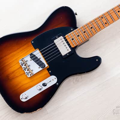 2024 Fender Custom Shop Limited Edition 1954 HS Telecaster Relic Sunburst w/ Seth Lover SH-55 & Josephina Red Hot image 1