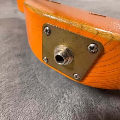 Paoletti Nancy Leather top 2019 - Orange Crocodile Leather Top image 12