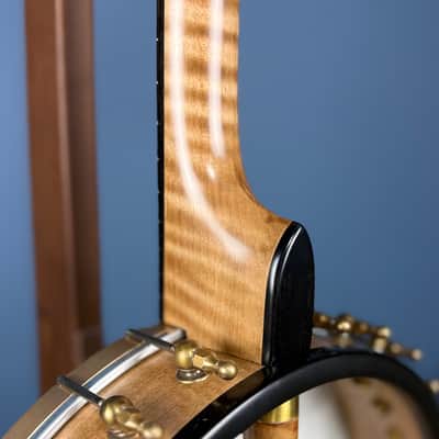 Ome Wicklow 11" 19-Fret Tenor Curly Maple Openback Banjo with Rolled Brass Ring image 12