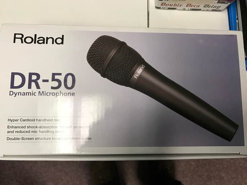 未使用品 Roland DR-50 ダイナミック マイク ローランド Roland DR-50 Microphone, New Discontinued Stock | Reverb