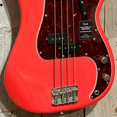 NEW Fender Limited Edition Vintera II Road Worn '60s Precision Bass - Fiesta Red, In Stock and Ships Fast With A Pro Set Up! image 3