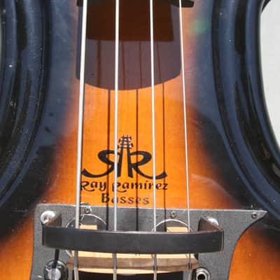 Ray Ramirez Baby Bass Early 2000s Mahogany Sunburst image 6