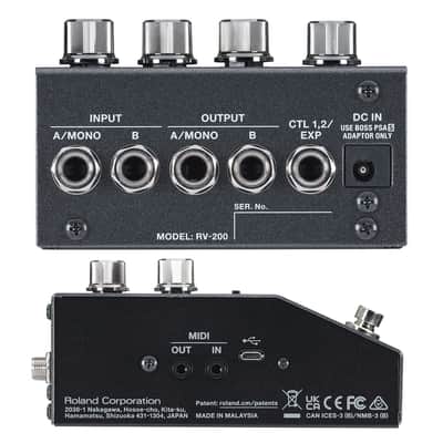 Boss RV-200 Reverb Pedal image 2