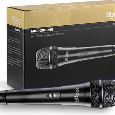 Stagg SDMP30 - Dynamic Cardiod Microphone For Live Performance, On/Off Switch image 1