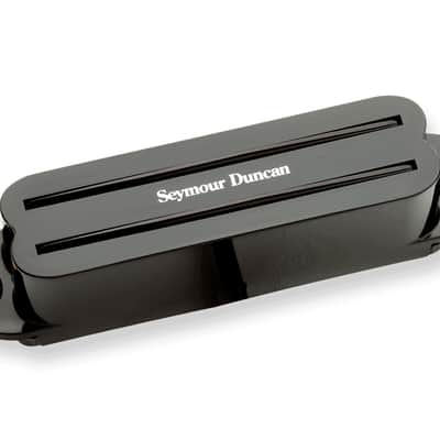 Seymour Duncan Hot Rails for Strat SHR-1b Single Coil Size Humbucker Black Bridge image 1