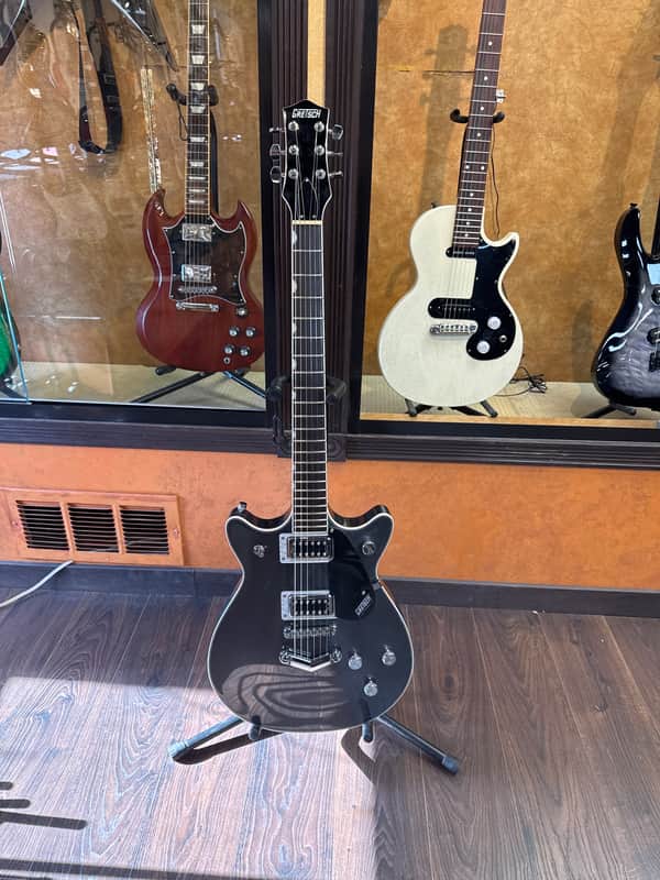 Gretsch G5222 Electromatic Double Jet BT with V-Stoptail 2020 - Present - London Grey image 1