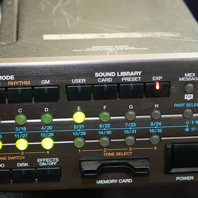 Roland XV-5080 w/2 Expansion Boards 128 Voice Synth Module w/RAM image 4