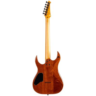 Spira S-500 QAB 500 Series Double Cutaway Mahogany Quilted Maple Top Canadian Roasted Maple Neck 6-String Electric Guitar image 4