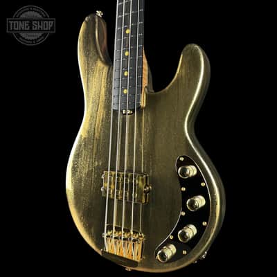 Ernie Ball Music Man 50th Anniversary StingRay Molten Gold w/case K10938 image 3