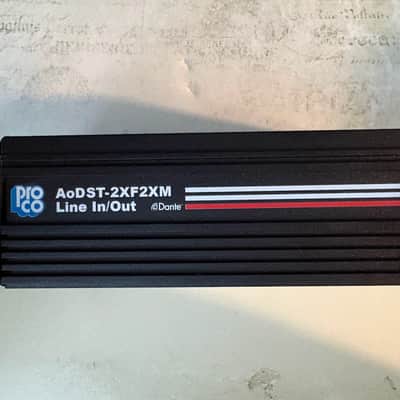Pro Co AODST-2XF2XM 2-Channel Dante Drop Box – 2x2 Line Level – Basically New image 2