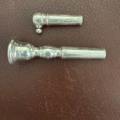 Buescher Model 9 Bb Trumpet (1921) (rare mute) (silver plated) (gold wash bell) (LP) SN 81491 image 22