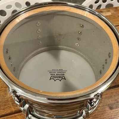 Vintage Ludwig No. 942 Classic 8x12" Rack Tom (3-Ply) w/ Pointed Blue/Olive Badge 1970’s Sky Blue Pearl image 13