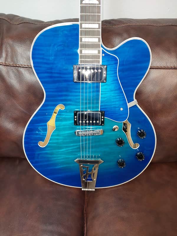 Heritage H-550 Custom 2003 -Rare  Neptune Blue image 1