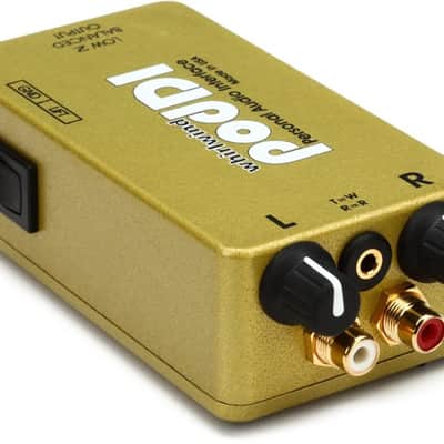 Whirlwind PodDI 1-channel Passive iPod / iPhone Direct Box image 2