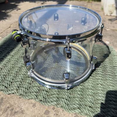 Kirchhoff Kirchhoff 12"x 9" Acrylic Arctic Tom Drum With Drumlite LED & New Evans EC2s 2017 - Acrylic image 6