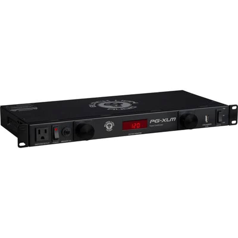 Black Lion PG-XLM 9-Outlet 1U Rackmount Power Conditioner with Lamps image 1
