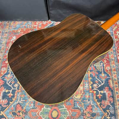 *Video* Yamaki Custom Folk No 125 Dreadnought w/Vintage Hard Shell Case. - 1970's image 6