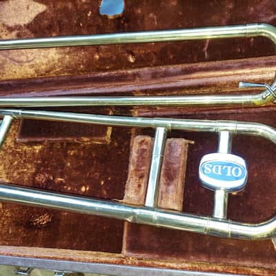 Olds Ambassador Trombone, USA, Brass with Case and Mouthpiece image 13