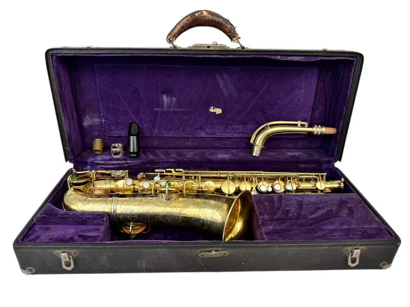 Conn Virtuoso New Wonder 8m C Melody Saxophone Pearls Gold Plate FRESH OVERHAUL! image 1