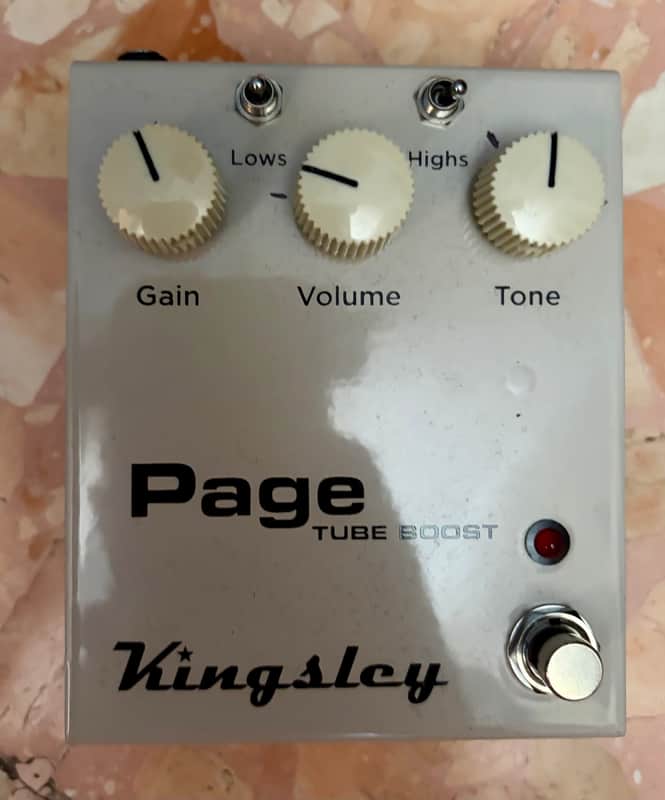 Kingsley Page DS Tube Boost V2 2017 - Present - White image 1
