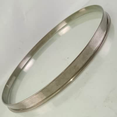 Ludwig&Ludwig 12" Single-Flange Tom Drum NOB Batter Rim/Hoop Brass Nickel Brass image 1