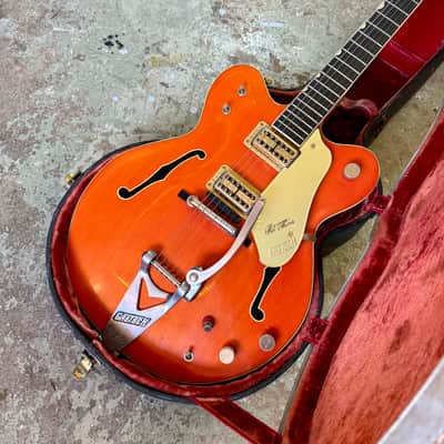 Gretsch Chet Atkins Nashville 6120 1964 - Orange original vintage USA image 5