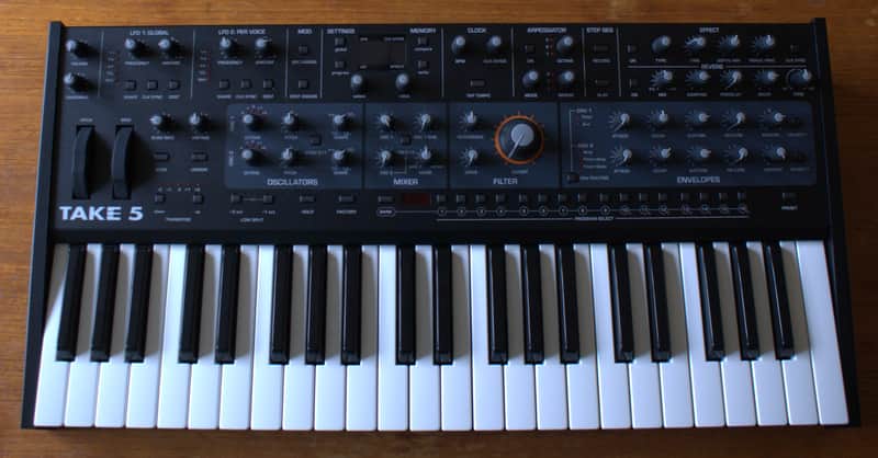 Sequential Take 5 44-Key 5-Voice Compact Polyphonic Synthesizer 2021 - Present - Black image 1