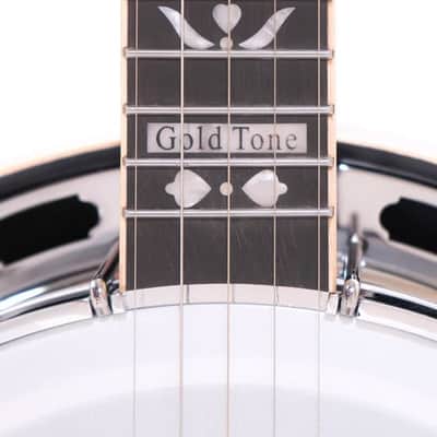 Gold Tone MastertoneÃ¢â€žÂ¢ OB-2AT: Archtop Bowtie Banjo w/ Case image 8