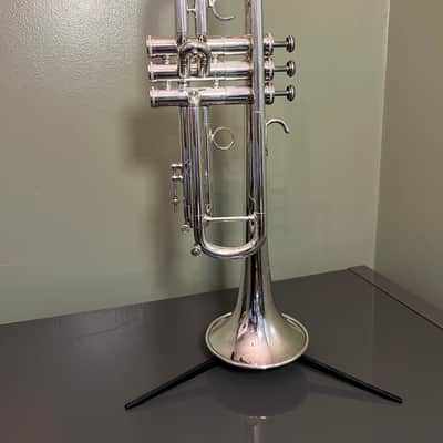 Jerome Callet New York Vintage c.1985 Silver Professional Trumpet in Excellent Condition image 1