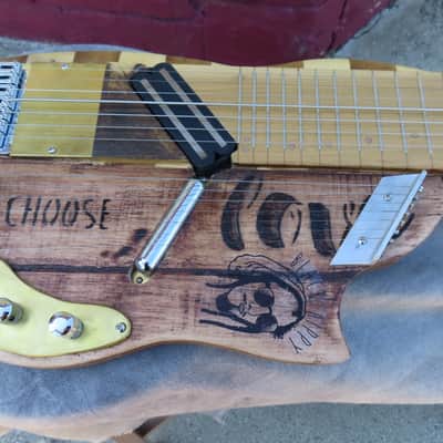 PAGE CUSTOM STICK DRONE 7 STRING CHAPMAN style DOUBLENECK GUITAR image 3