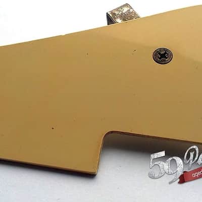 Hand aged Les Paul Pickguard w/bracket and screws, CREAM, for Gibson Historic post 2008 | 59 Parts image 4