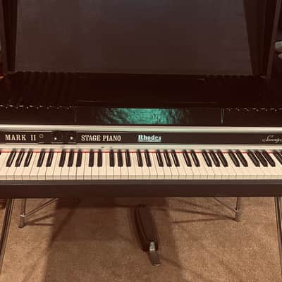 Fender Rhodes Mark II Stage 73-Key Electric Piano 1979 - 1983 - Black Rounded Top image 2