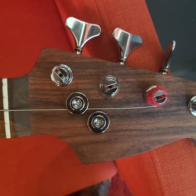 $575 Warmoth Deluxe 5 in line Jazz Bass neck in Rosewood - Ziricote fretboard plus Gotoh GB7 tuners image 9