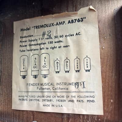 Fender Blackface Tremolux 1965 image 20