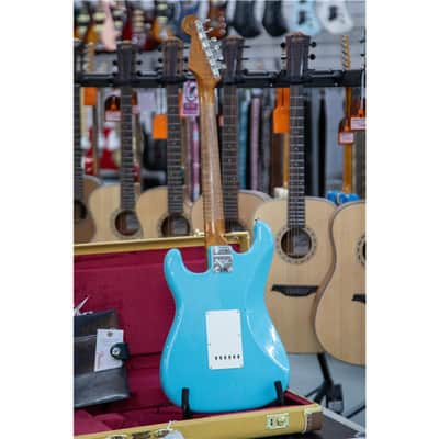 FENDER 58 Strat Journeyman Relic Aged Daphne Blue image 3