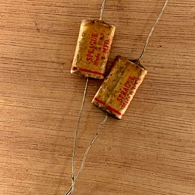 Sprague .1uf "Phone Book" Capacitor 1958-61 Fender Stratocaster / P Bass Tone Cap image 6