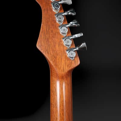 Fiam Mirari 2024 - Aged Pinecrest Green by past Ronin luthier Izzy Lugo. New machined Teacup F-knobs / Vega Trem. NEW, (Authorized Dealer) image 12